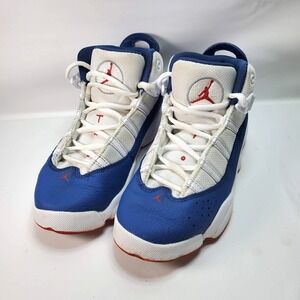AIR JORDAN 6 RINGS PS YOUTH TRUE BLUE SIZE 1.5 Y #323432-140